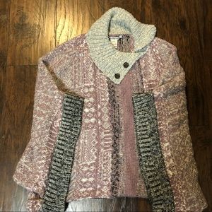 American Rag boho poncho sweater